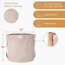 Load image into Gallery viewer, Waxed Canvas Floor Planter