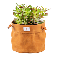 Load image into Gallery viewer, Waxed Canvas Hanging Planter